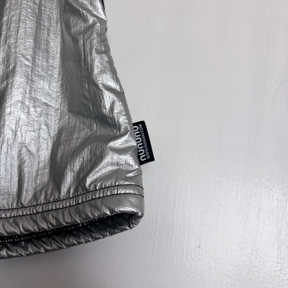 Nununu Duo Sweatshorts Size 4-5 Years Black Metallic Silver Harem Style - Picture 4 of 9